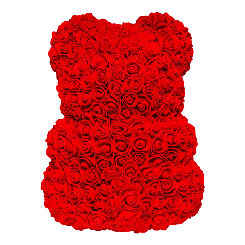 Love Heart Rose Bear